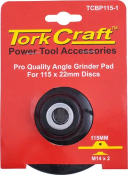 ANGLE GRINDER PAD FOR 115 X 22MM DISCS M14 X 2 THREAD