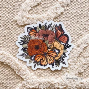 Butterfly Florals Magnet