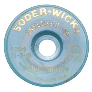 Chemtronics 75-2-10 Soder-Wick Unfluxed SD (Qty of 25)