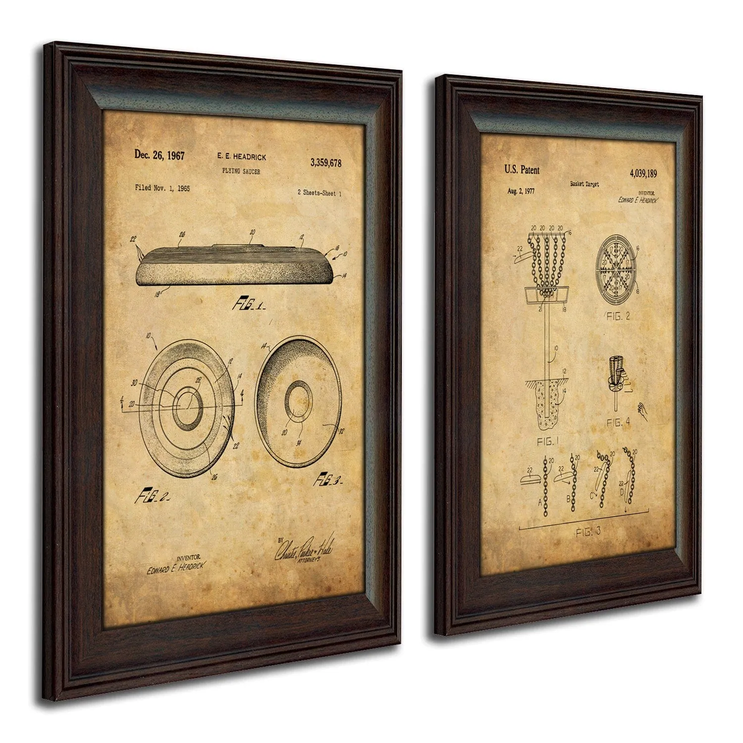 Disc Golf - Patent Art Set