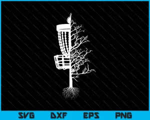 Disc Golf Shirt Basket Tree Frisbee Golf SVG PNG Cutting Printable Files