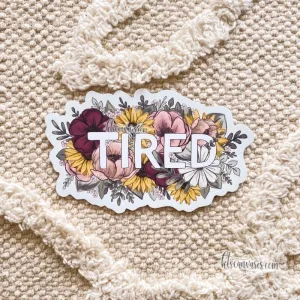 Floral Tired Magnet
