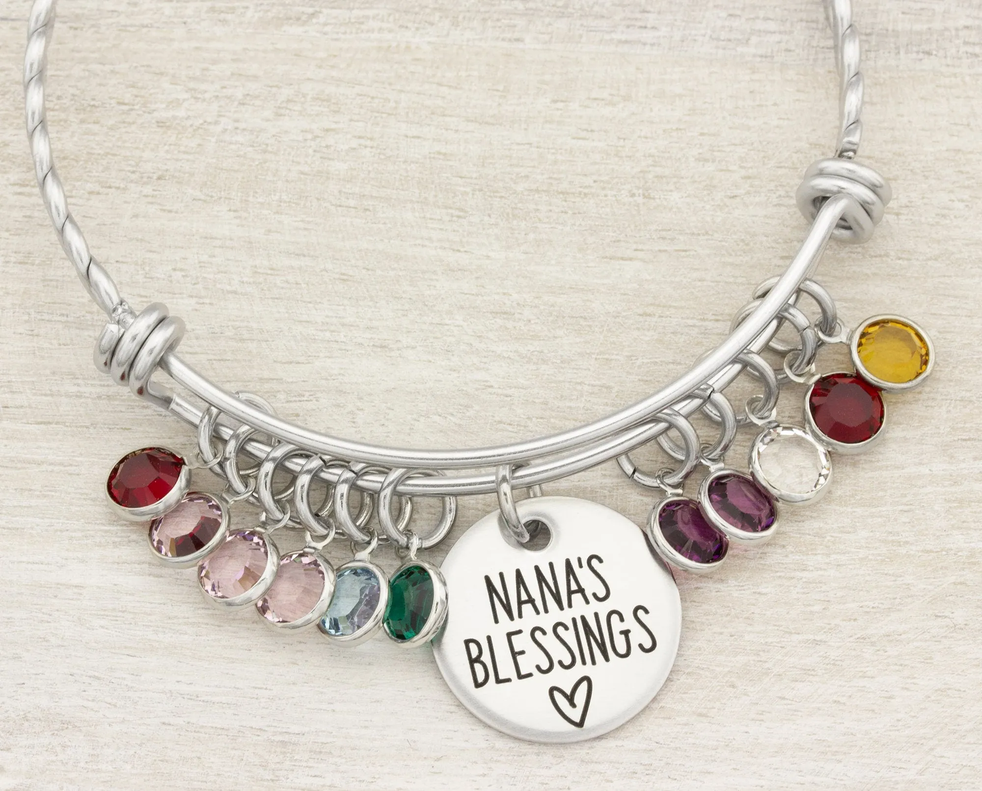 Grandma Birthstone Bracelet
