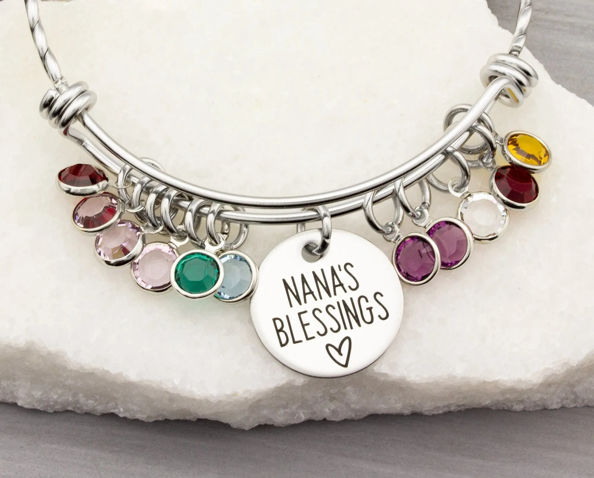 Grandma Birthstone Bracelet