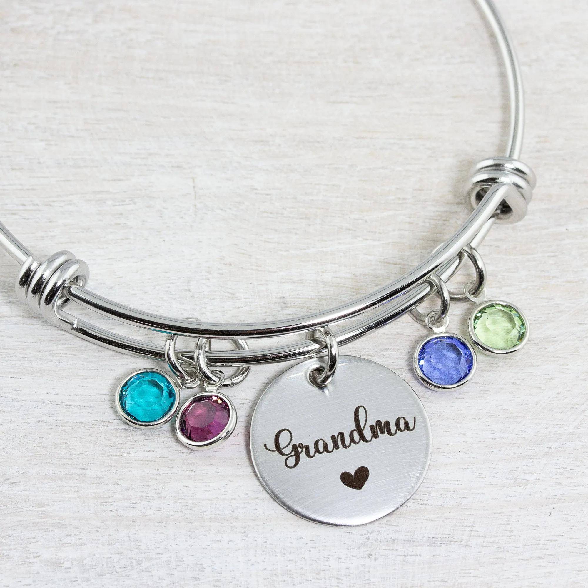 Grandma Birthstone Bracelet