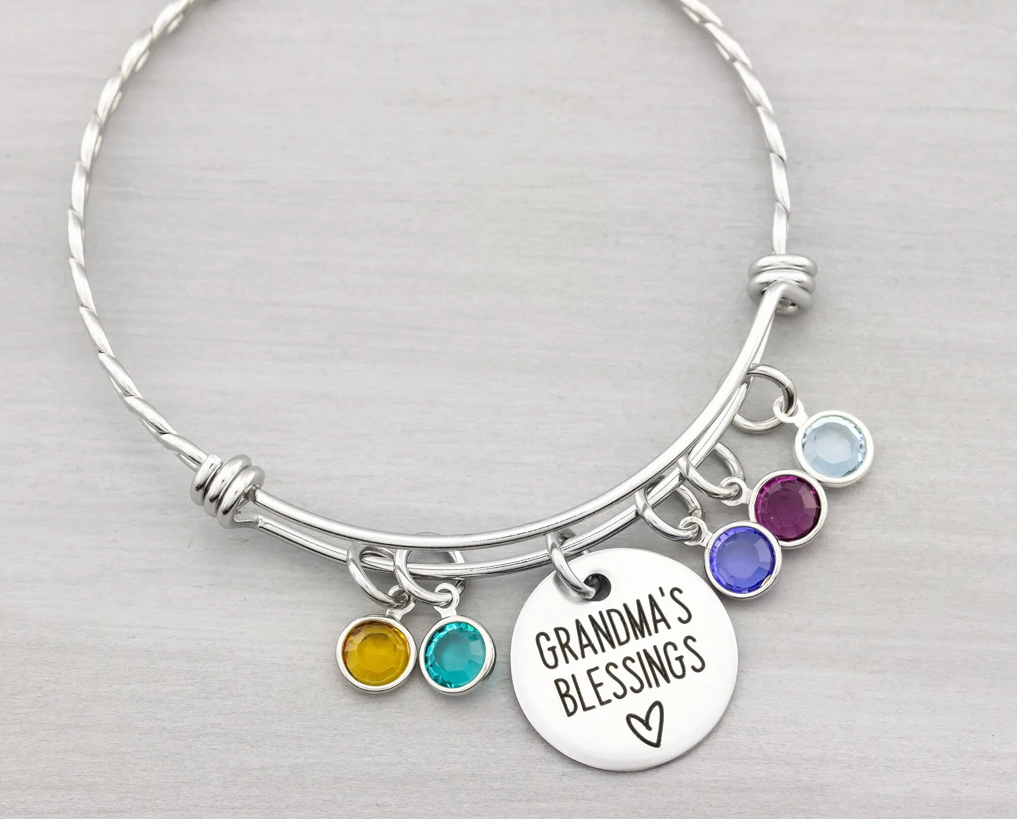 Grandma Birthstone Bracelet