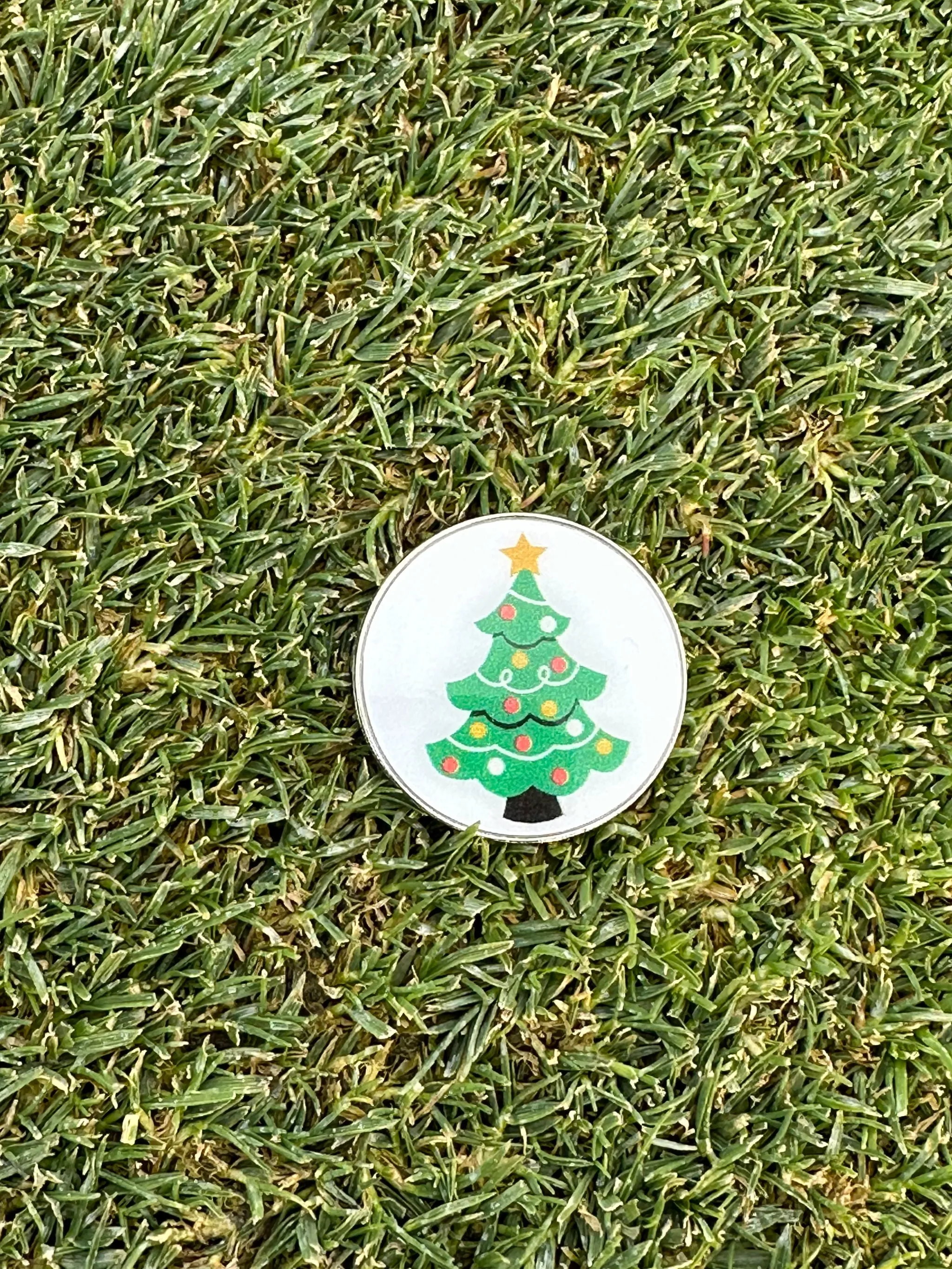 Holiday Golf Ball Markers. (on green ball markers)
