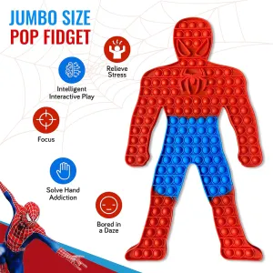 POP IT BIG SIZE SPIDER MAN FIDGET TOY