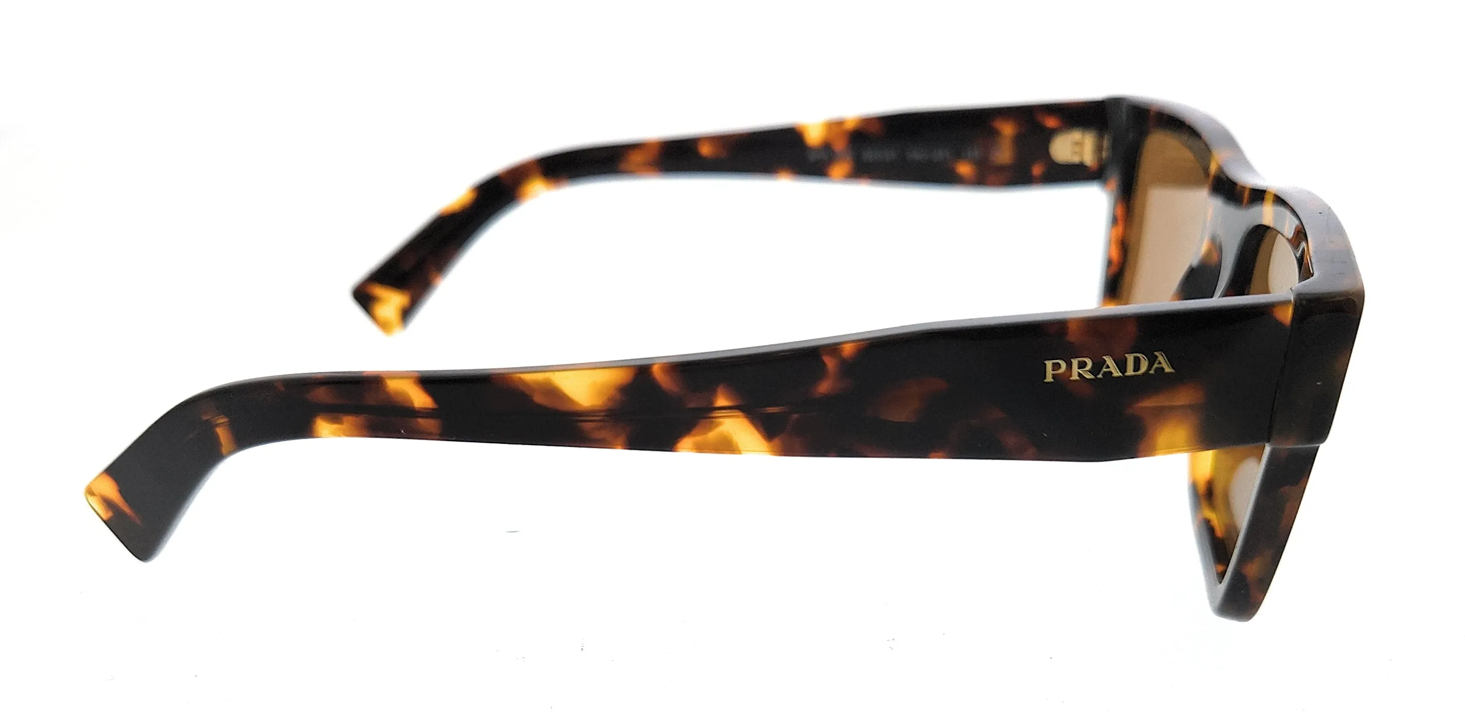 Prada 0PR 19WS VAU2Z1 Havana Square Sunglasses