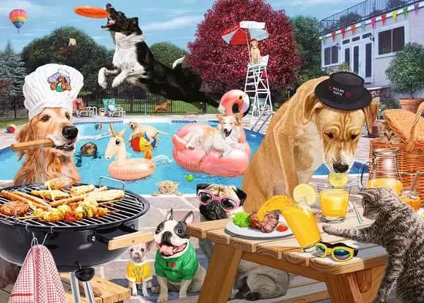 Ravensburger 1000 Piece Dog Days Of Summer