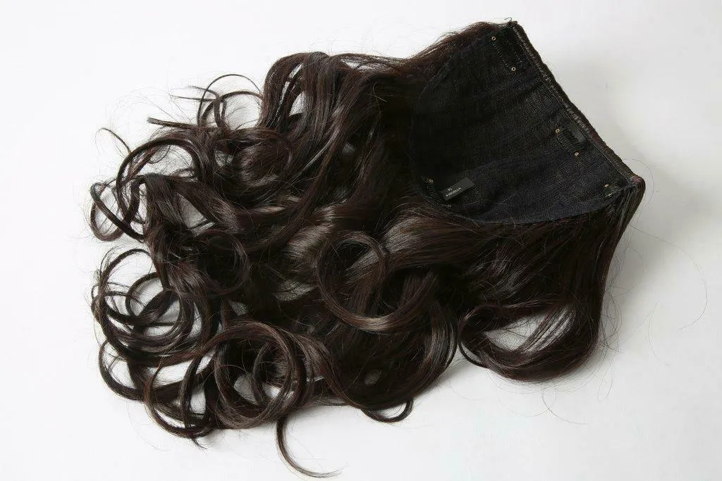 Stranded 18” Curly Crown Boost Synthetic Hair Extension**